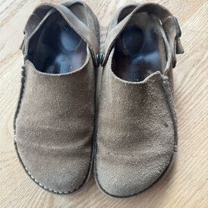 Birkenstock Brown Suede Women's Shoes